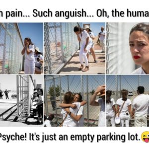 AoC faking anguish at detention center