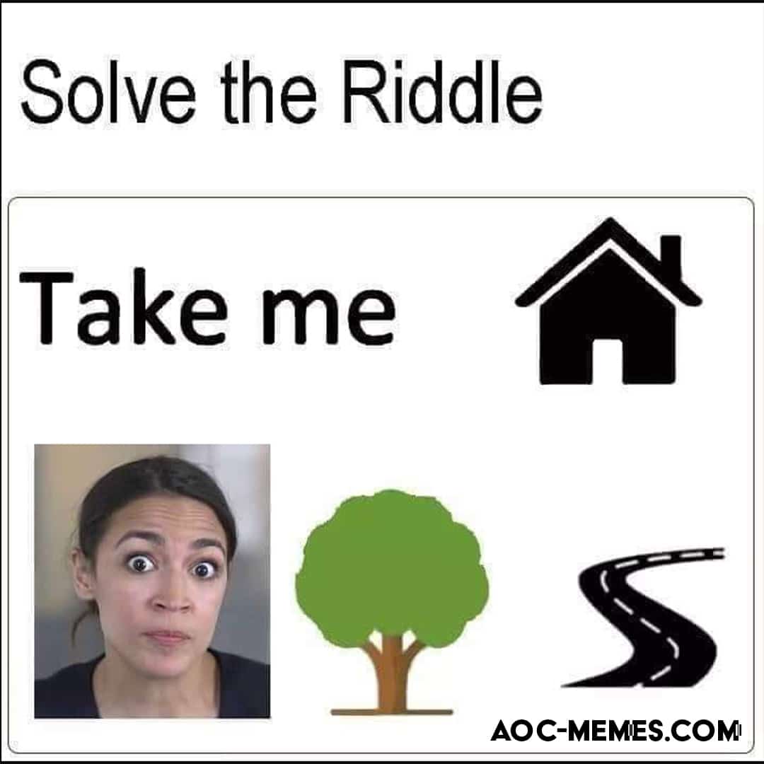 Funny 'country road' themed AOC riddle